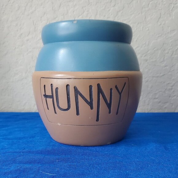 Disney Watch Collectors Club Series VI Blue Hunny Pot Ceramic Winnie The Pooh - Picture 1 of 8